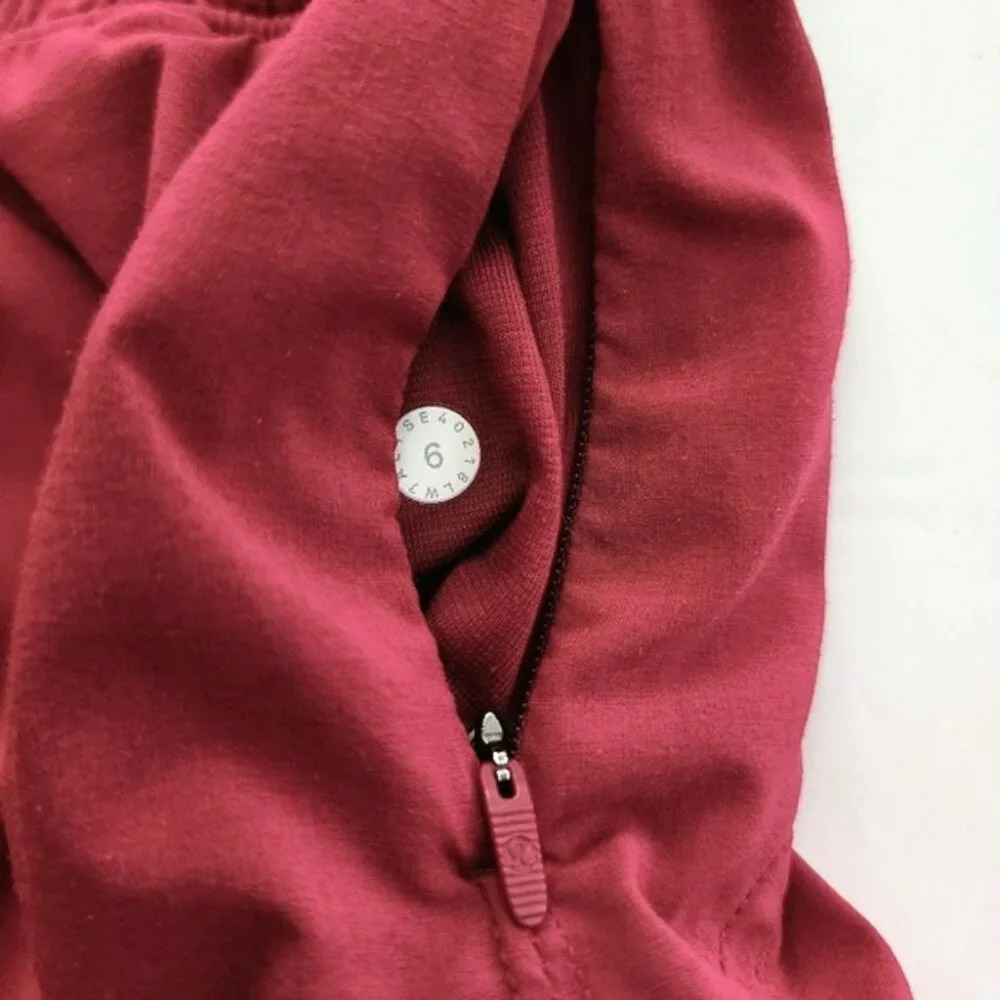 Lululemon Choose A Side Short Ruby Red Zen Garden Floral Multi 3" Inseam Size 6 - Picture 9 of 15
